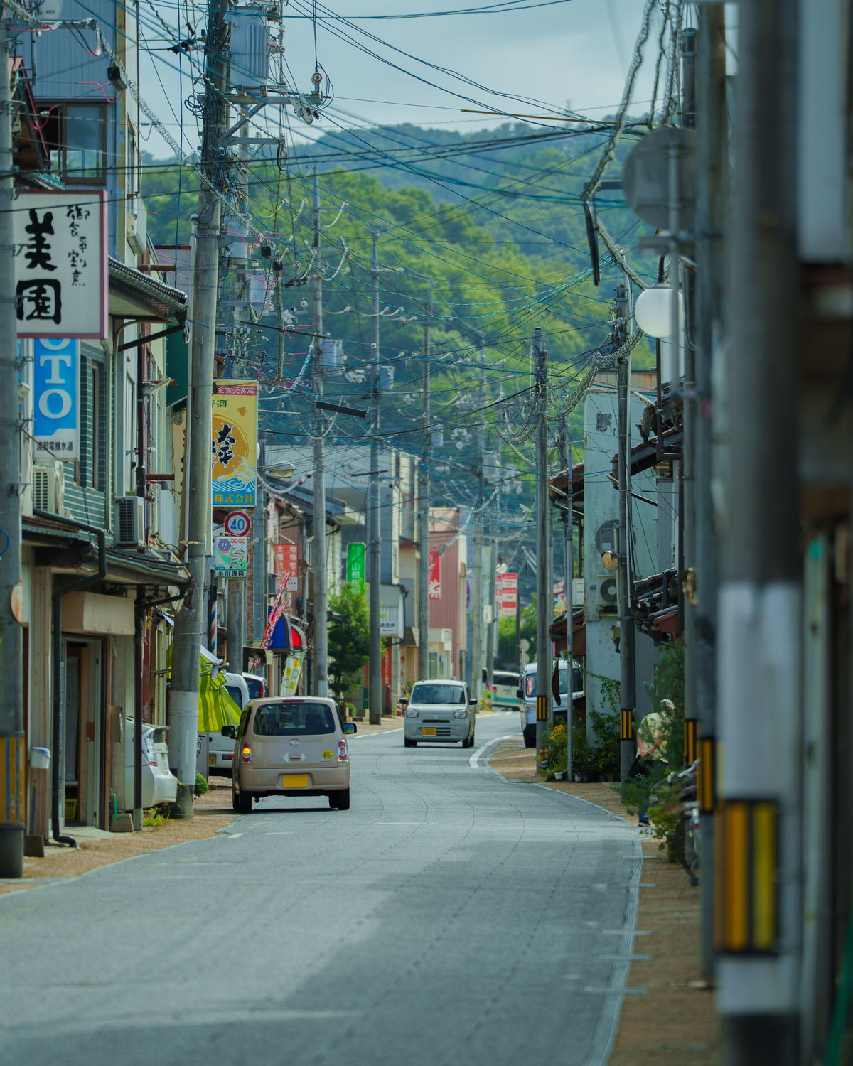木次本通りの町並み